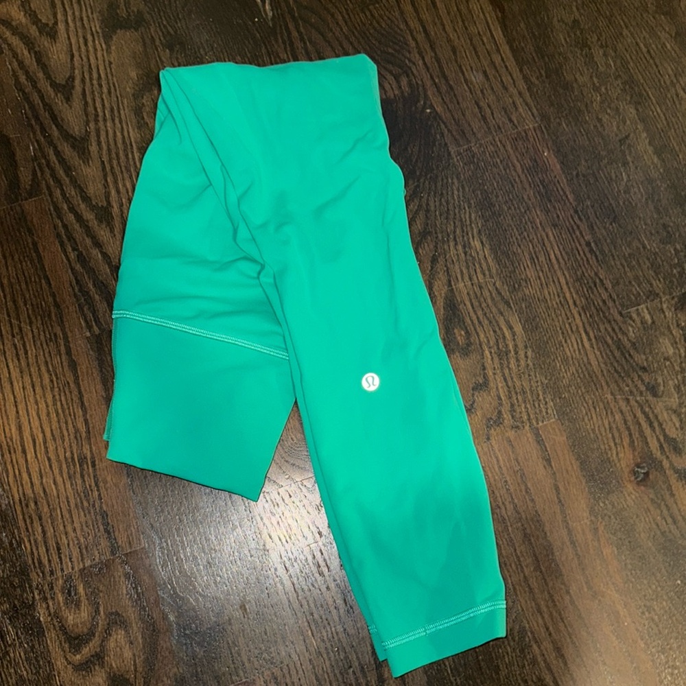 LULU Wunder Train Contour Fit High-Rise 25 KELLY GREEN